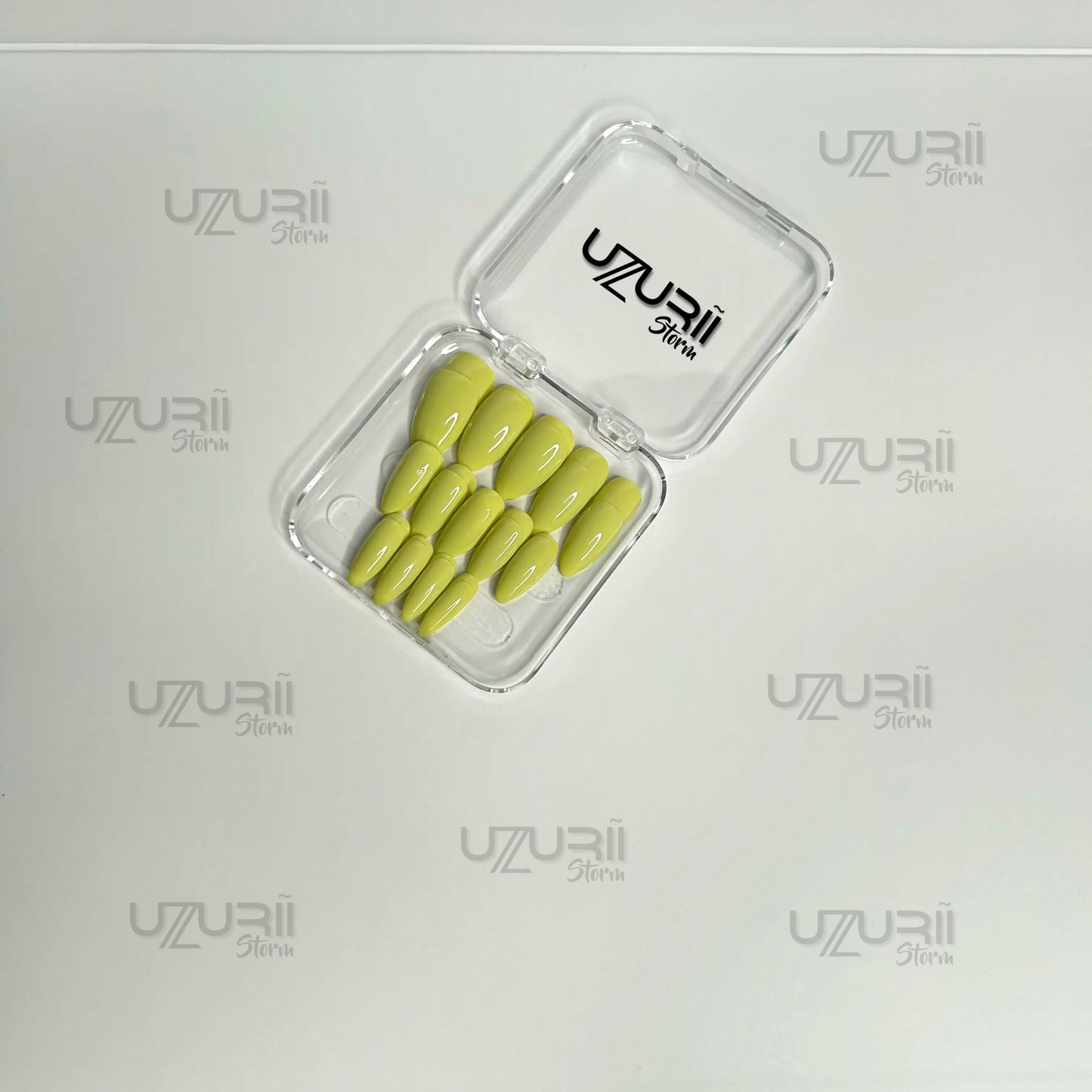 Matcha Cream Almond Nails - SoftGel Press On Nails