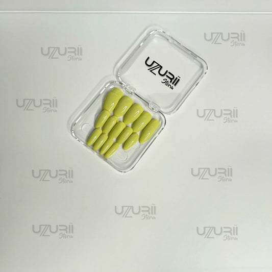 Matcha Cream Almond Nails - SoftGel Press On Nails
